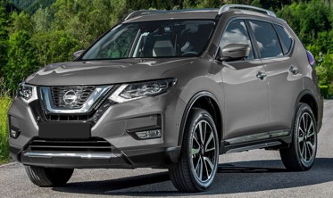 защитная накладка на бампер с загибом Nissan X-Trail 3 (T32) рест. фото