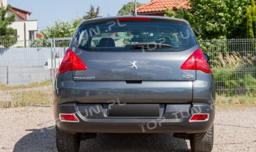 хром накладки противотуманок задних Peugeot 3008 фото