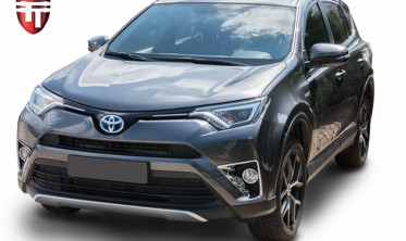 хром накладки противотуманок передних Toyota Rav4 фото