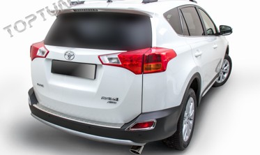 хром накладки противотуманок задних Toyota Rav4 фото