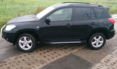 пороги (подножки боковые) Toyota Rav4 OEM  фото