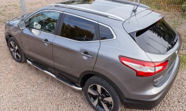 хром накладка на крышку багажника Nissan Qashqai (верхняя) фото