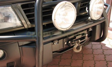 Пластина под лебедку NISSAN PATROL Y61 фото