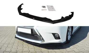 Дифузор під передній бампер Lexus CT Mk1 рестайл вер.1 фото