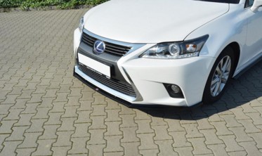 Диффузор под передний бампер Lexus CT Mk1 рестайл вер.1 фото
