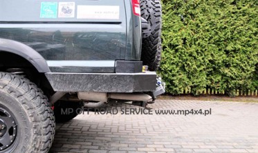 Силовой задний бампер с креплением лебедки Land Rover Discovery 2 (1998-2005) фото