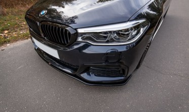Спойлер під передній бампер BMW 5 G30/G31 M-Pack вер.2 фото