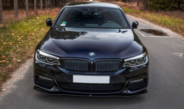 Спойлер під передній бампер BMW 5 G30/G31 M-Pack вер.2 фото