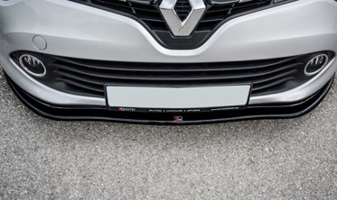 Спойлер переднего бампера Renault Clio Mk4 вер.1 фото