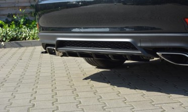 Центральный диффузор на задний бампер Lexus IS Mk3 T рестайл фото