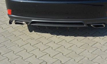 Центральный диффузор на задний бампер Lexus IS Mk3 T рестайл фото