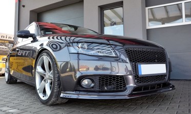 Накладка переднього бампера Audi A4 B8 фото