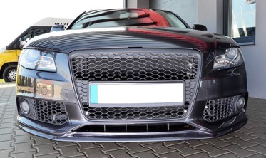 Накладка переднього бампера Audi A4 B8 фото