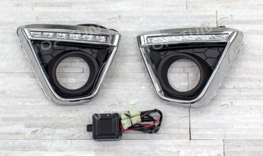 рамки протитуманок з DRL Mazda CX5 фото