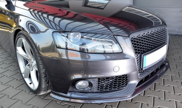 Накладка переднього бампера Audi A4 B8 фото