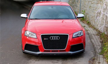 Тюнинговый диффузор переднего бампера Audi RS3 8P вер.1 фото