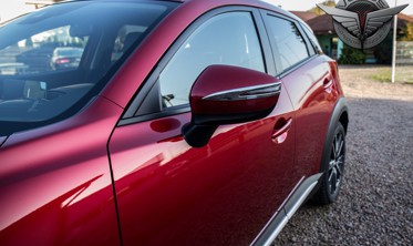 хром накладки на дзеркала навколо поворотів MAZDA CX-3 фото