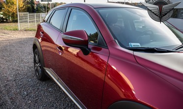 хром накладки на зеркала вокруг поворотов MAZDA CX-3  фото