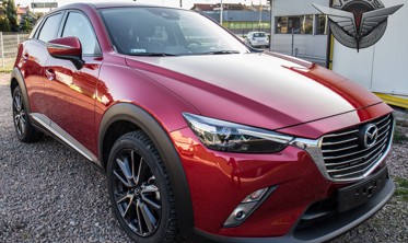 хром накладки на зеркала вокруг поворотов MAZDA CX-3  фото