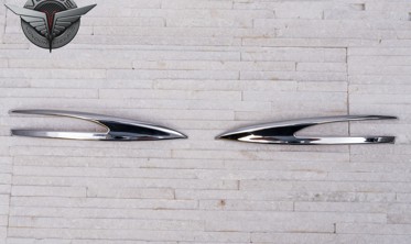 хром накладки на зеркала вокруг поворотов MAZDA CX-3  фото