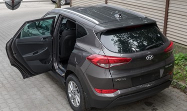 накладки на пороги з нержавіючої сталі Hyundai Tucson фото