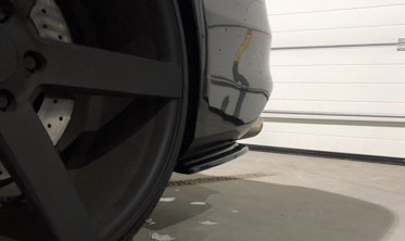 Боковые диффузоры заднего бампера Audi S4 B8 рестайл фото