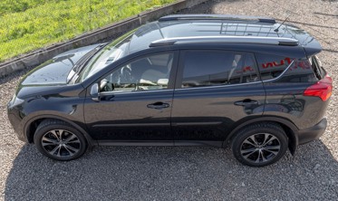 алюмінієві рейлінги на дах Toyota RAV4, срібні фото