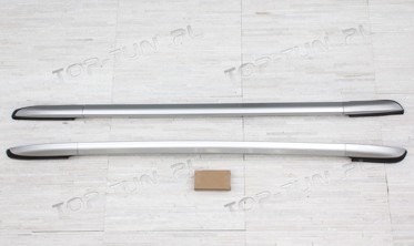 алюмінієві рейлінги на дах Toyota RAV4, срібні фото