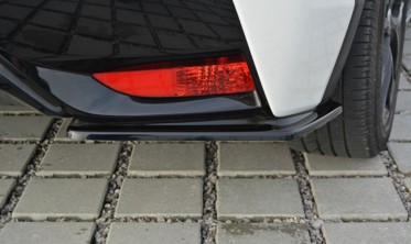 Боковые диффузоры заднего бампера Honda Civic MK9 рестайл фото