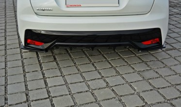 Боковые диффузоры заднего бампера Honda Civic MK9 рестайл фото