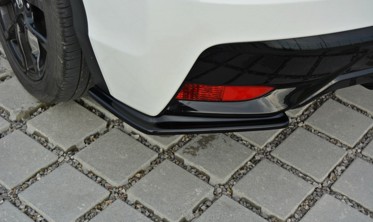 Боковые диффузоры заднего бампера Honda Civic MK9 рестайл фото
