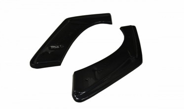 Боковые диффузоры заднего бампера Honda Civic MK9 рестайл фото