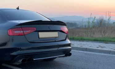 Спойлер кришки багажника Audi S4 B8 FL Sedan фото