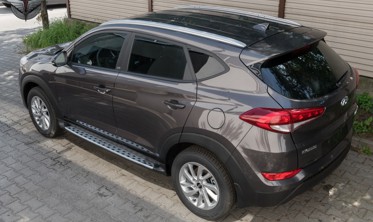 пороги (подножки боковые) Hyundai Tucson фото