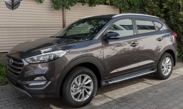 пороги (подножки боковые) Hyundai Tucson фото