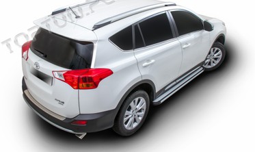 пороги (подножки боковые) Toyota Rav4 OEM фото