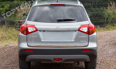 Хром накладка на кришку багажника Suzuki Vitara II (нижня) фото