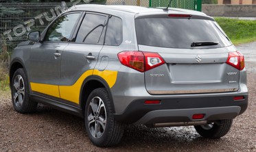 Хром накладка на кришку багажника Suzuki Vitara II (нижня) фото