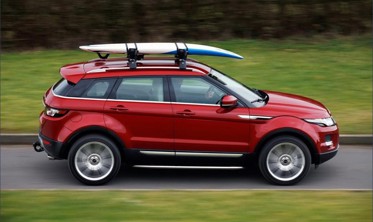 алюминиевые рейлинги на крышу Range Rover Evoque фото