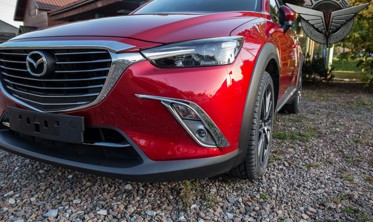 хром накладки на передні протитуманні фари MAZDA CX-3 фото