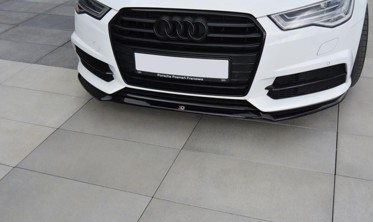 Передній тюнінг дифузор Audi S6/A6 S-line C7 FL вер. 1 фото