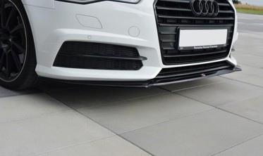 Передній тюнінг дифузор Audi S6/A6 S-line C7 FL вер. 1 фото