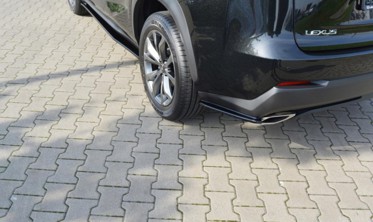 Боковые диффузоры заднего бампера Lexus NX Mk1 T фото