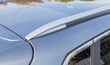 алюмінієві рейлінги на дах Nissan Qashqai фото
