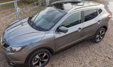 алюмінієві рейлінги на дах Nissan Qashqai фото