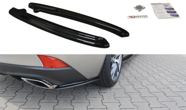 Боковые диффузоры заднего бампера Lexus IS Mk3 T послерестайл фото
