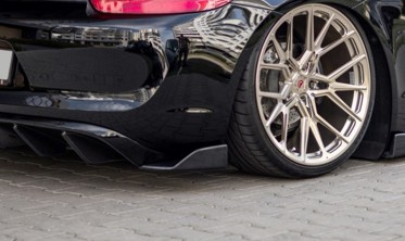 Бічні дифузори заднього бампера Porsche Cayman Mk2 981C фото