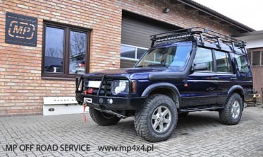 Силовий передній бампер із кріпленням лебідки Land Rover Discovery 2 (1998-2005) фото