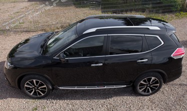 пороги (подножки боковые) Nissan X-Trail фото