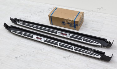 пороги (подножки боковые) Nissan X-Trail фото